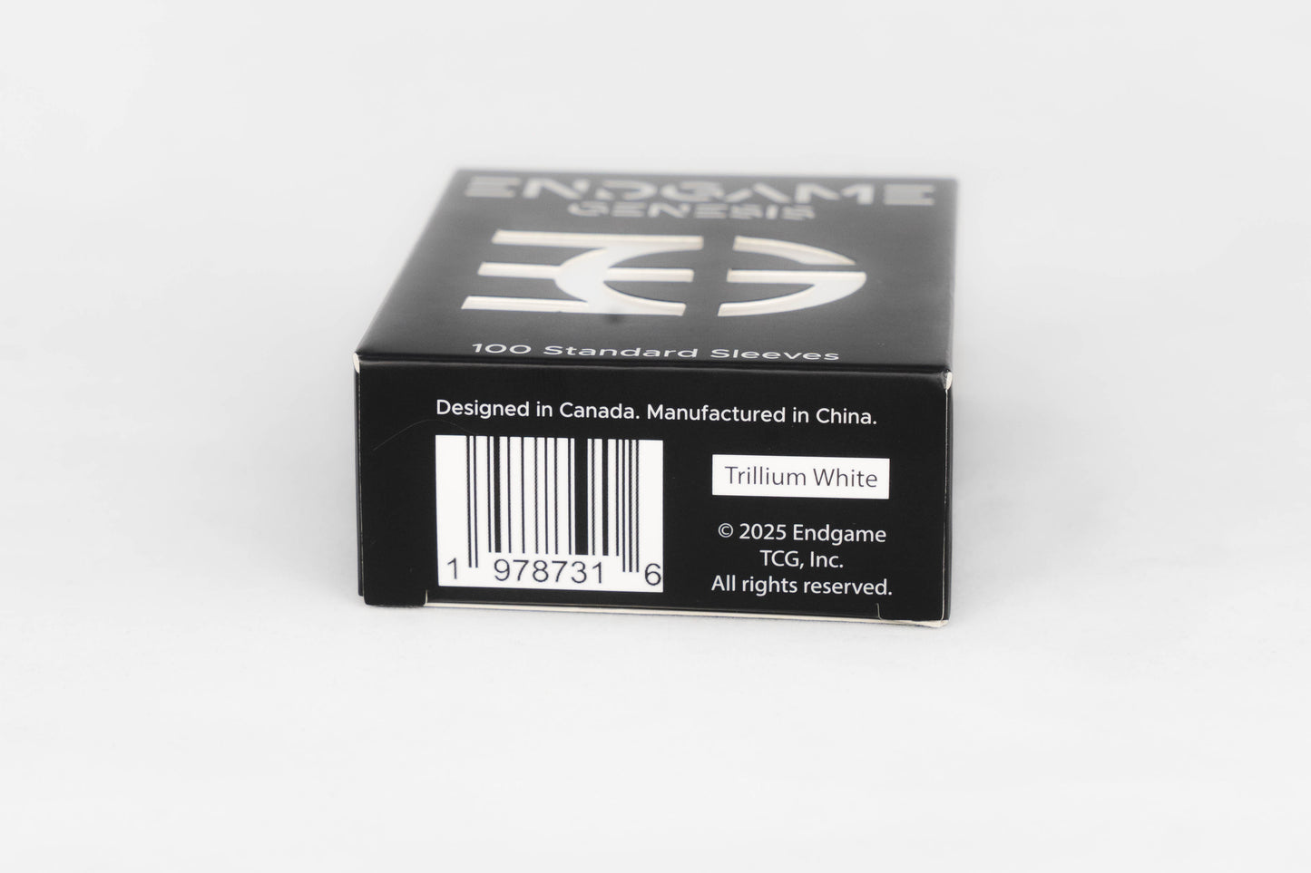 ENDGAME: GENESIS Standard Size Sleeves - Trillium White (100 Count)