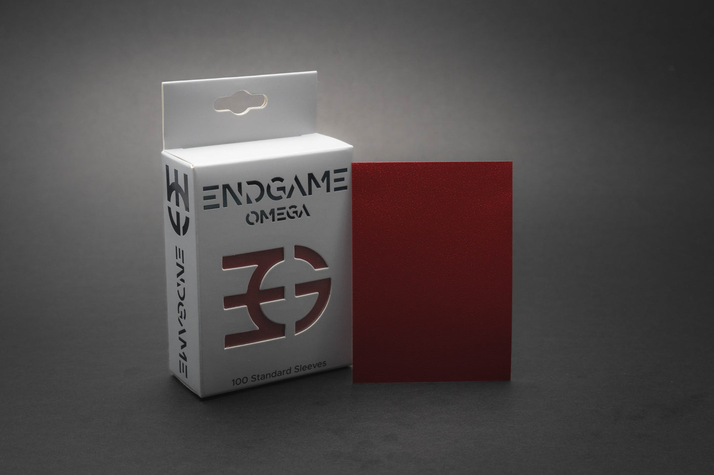 ENDGAME: OMEGA Standard Size Sleeves - Cabernet Red (100 Count)
