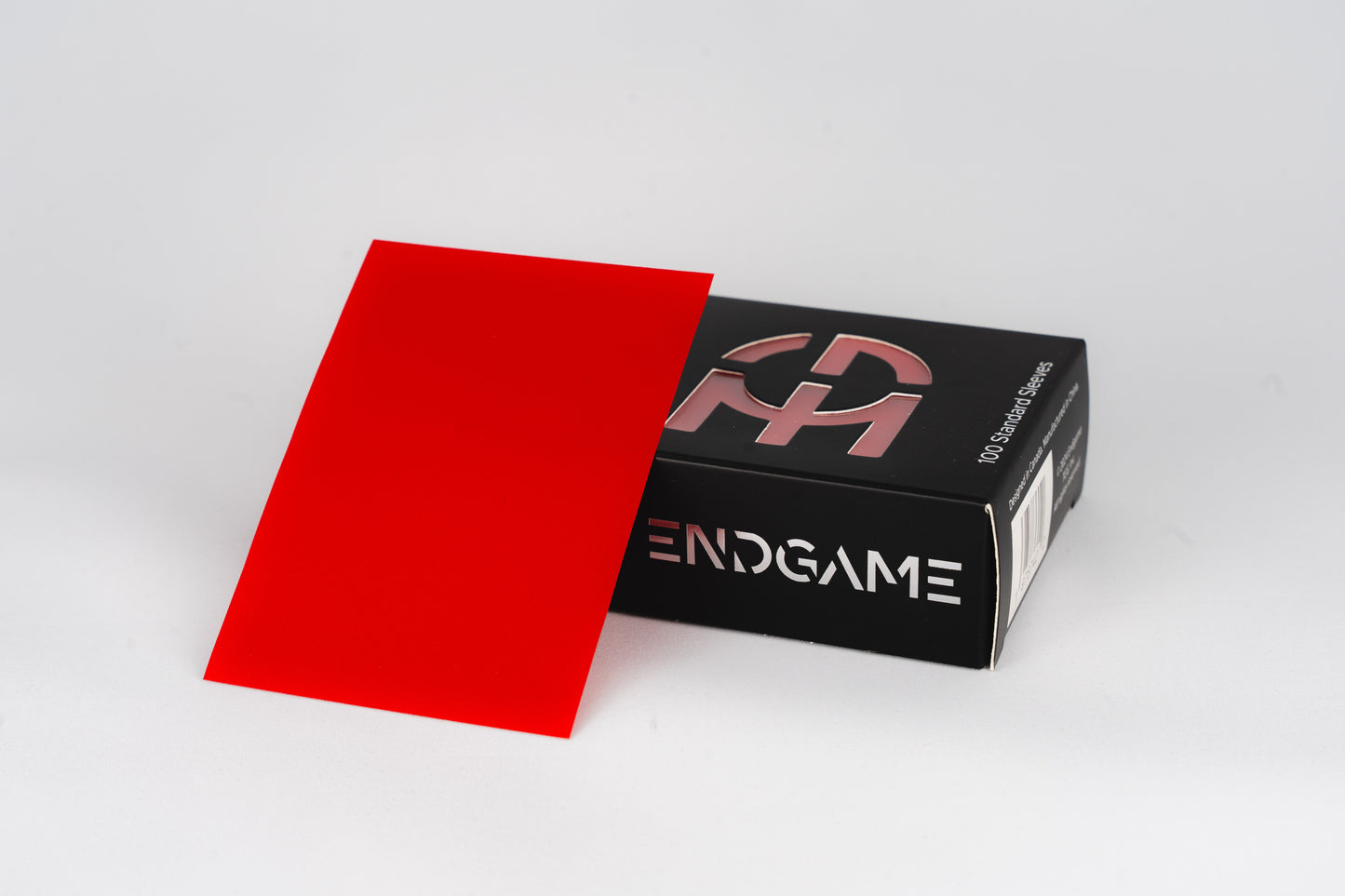 ENDGAME Standard Size Sleeves - 100 Count - Poppy Red